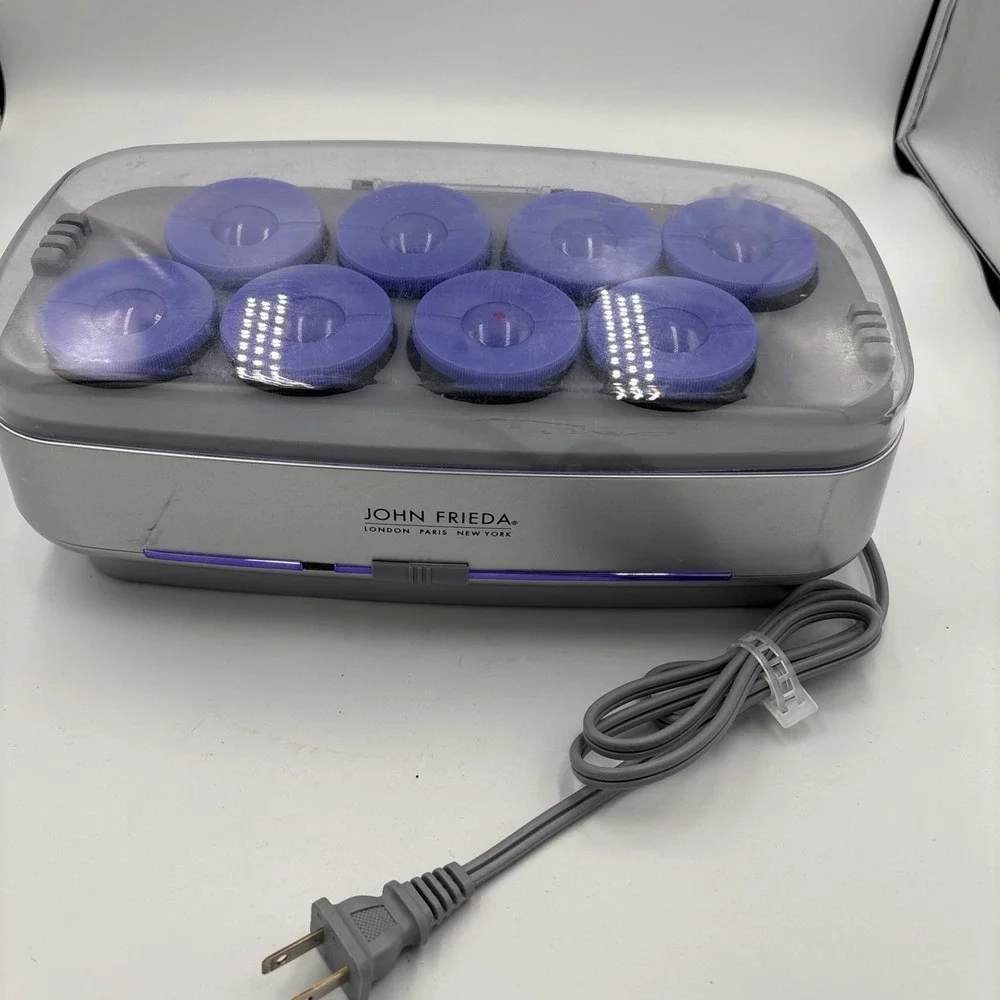 John Frieda Smooth Waves 2 inch hot roller set Of 8 No Clips